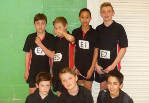 Cordeaux Academy's team - Pako Shilling, Thomas Scott, Thomas Howell, Finley Koslow, Taran Dhami, Kyle McLoughlin and Callum West. EMN-160418-112448002