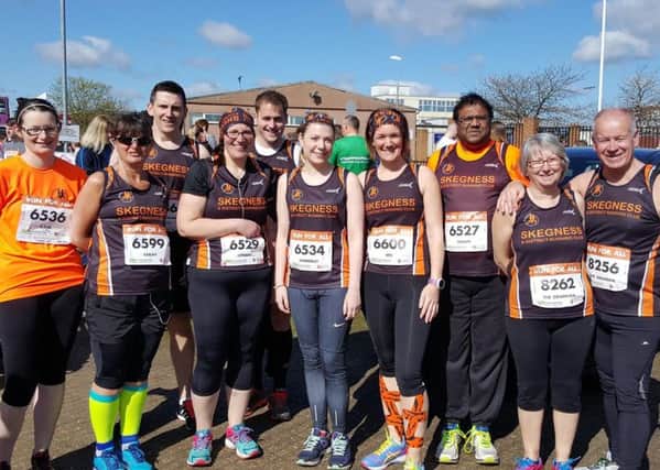 The Skegness runners in Lincoln.