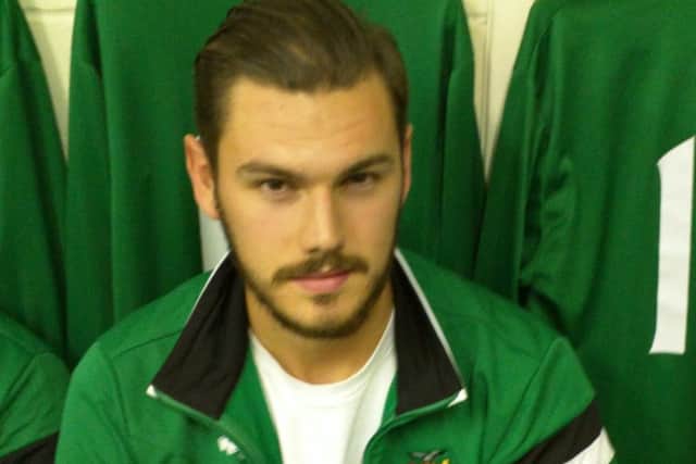 Brad Hockin opened Sleaford Town's account from the penalty spot.