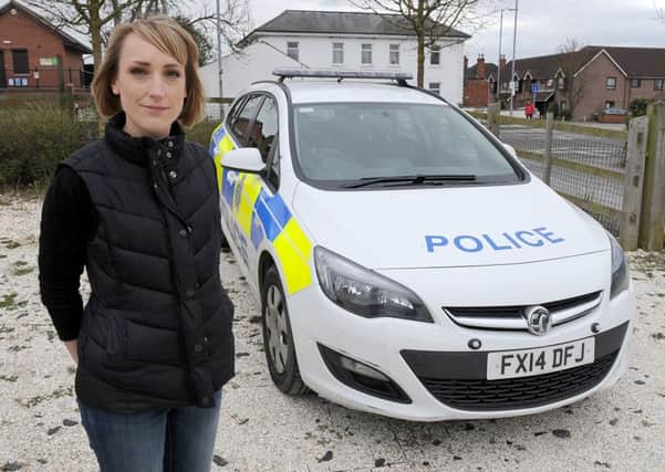 PC Emma Carlin, new police officer just for integration.