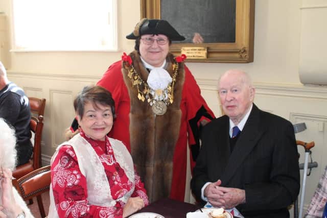 Queen Elizabeth II's 90th birthday celebrations at The Sessions House, Louth, on Thursday April 21.