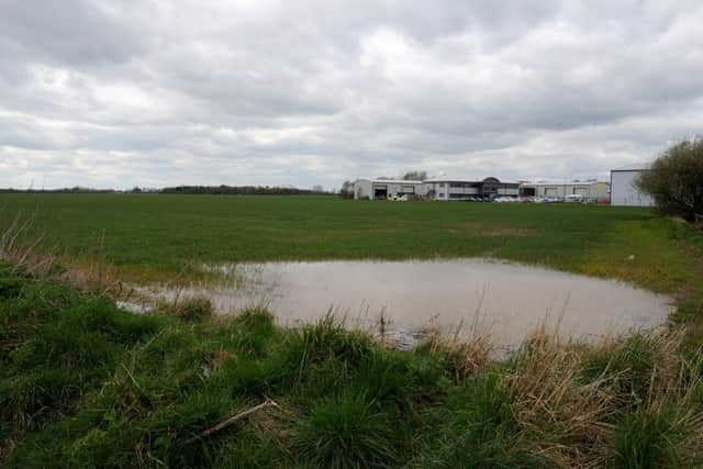 Field between Holly Road and Hassell Road in Skegness.