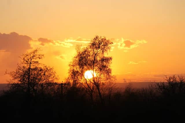 Sunset over Caistor cricket ground EMN-160426-153636001