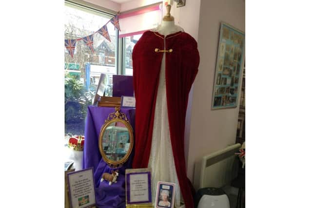 Sleaford Museum's new window display. EMN-160422-181115001