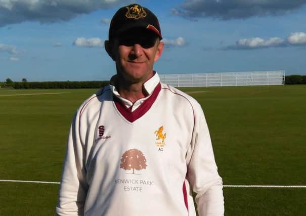 Andy Carrington took two wickets at Sleaford EMN-160426-091251002