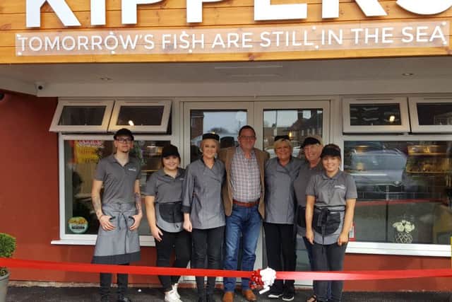 Paul Barley from Natwest pictured with the Kippers team. EMN-160426-111730001