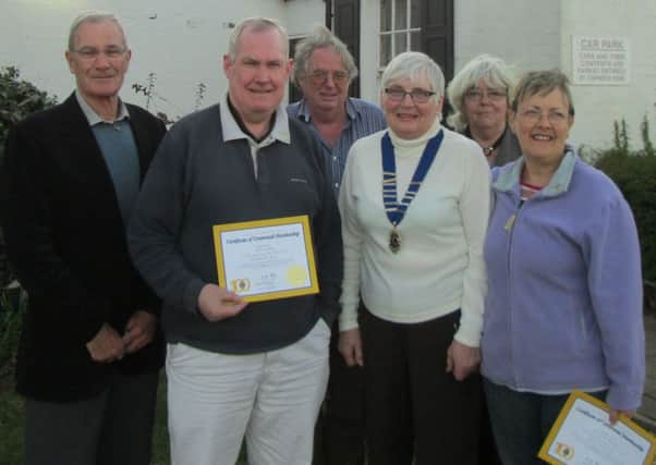 Woodhall Spa Lions have welcomed five new members EMN-160426-124122001