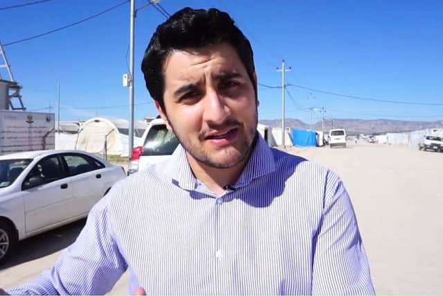 Joseph Hayat of Sleaford, out in Iraq. EMN-160305-105336001