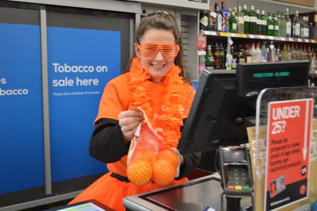 Orange Friday fun at Lincolnshire Co-op.