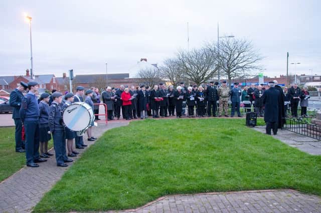 Locals gathered at Mablethorpe War Memorial to mark Anzac Day last week.