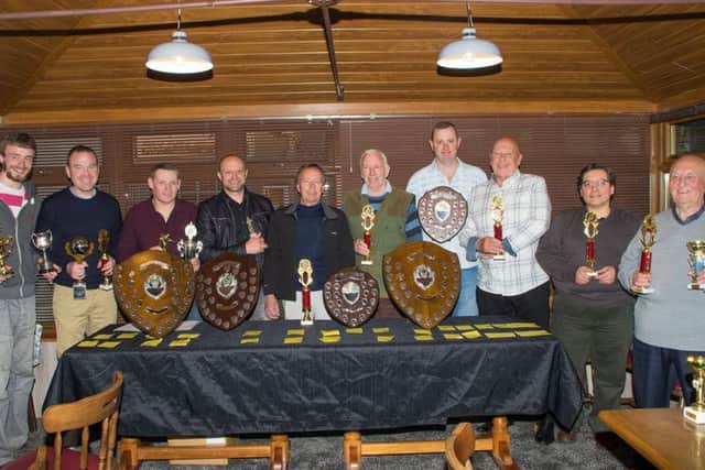 North Somercotes Snooker Club trophy winners EMN-160428-123248002