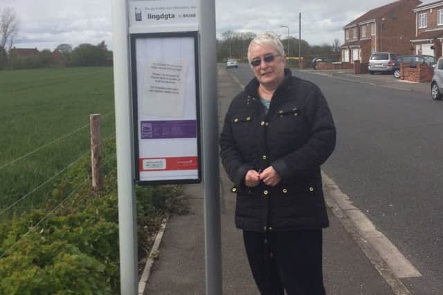 Chris Robinson in Church Lane, Winthorpe, where the Brylaine 39 service used to stop. ANL-160205-104404001 ANL-160205-104404001