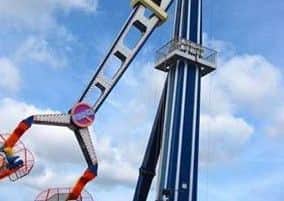 The new G-force ride at Fantasy Island in Ingoldmells. ANL-160505-161133001