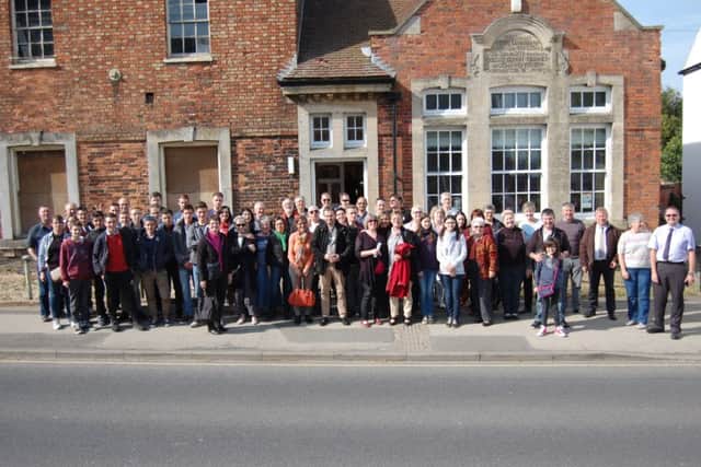 French exchange visitors arriving at the New Life Centre in Spilsby. ANL-160605-093600001