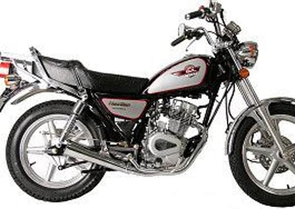 Have you seen a motorbike like this one, stolen on April 27 - a Huoniao 125-8. EMN-160905-123351001