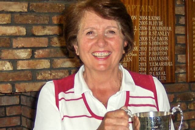 Joan Young won the Ladies' Past Captains' Trophy.