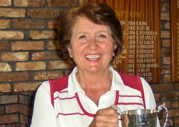 Joan Young won the Ladies' Past Captains' Trophy.