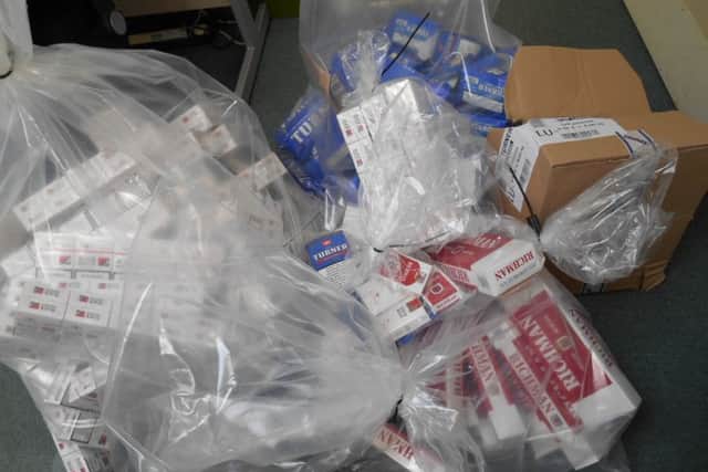 The giant haul of illegal cigarettes