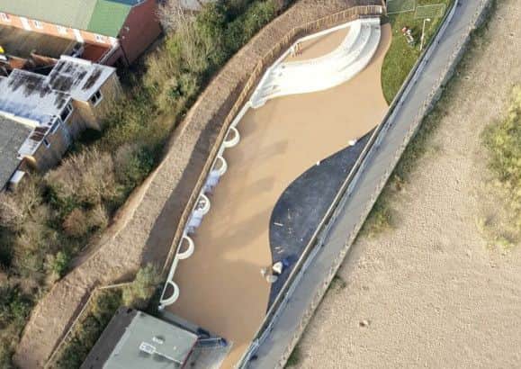 The new ampitheatre at Chapel St Leonards near Skegness ANL-161005-160237001