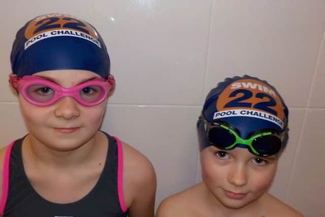 Tamsin and Nathan Dunn of Ruskington who swam the distance of the English Channel for diabetes research. EMN-160515-155535001