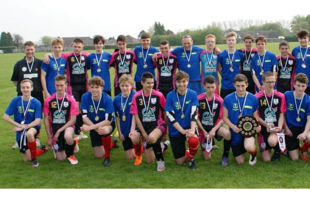 A friendly game of football was won by Spilsby. ANL-161205-112302001