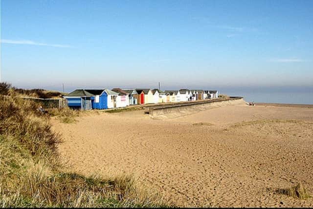 Beach huts at Chapel St Leonards