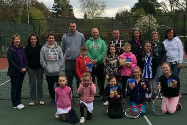 Woodhall Spa Tennis Club minis tournament.