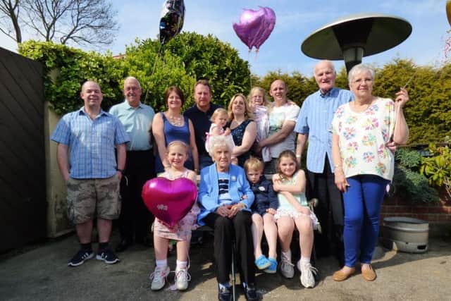 Kate Richardson celebrated her 102nd birthday with her family recently.