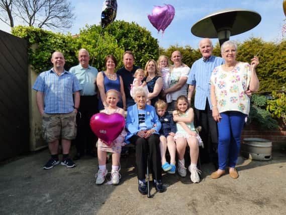 Kate Richardson celebrated her 102nd birthday with her family recently.