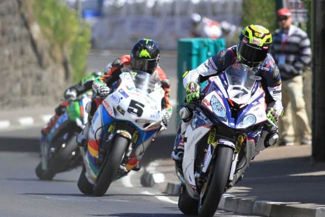 Gary Johnson in action at the North West 200 EMN-160516-111400002