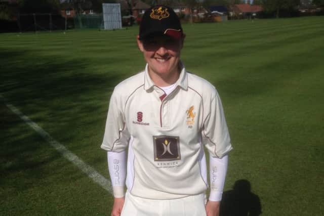 Louth Second XI skipper Arran Brindle EMN-160516-143214002