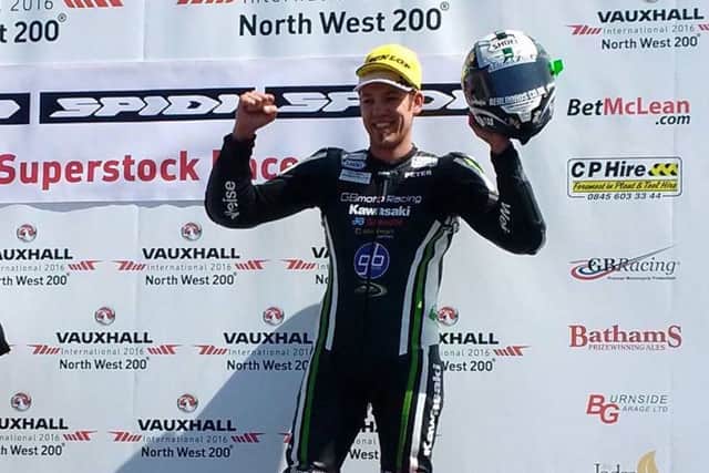 Hickman celebrates his best finish of the week EMN-160516-181330002