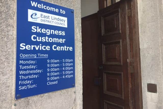 Opening hours at the Community Access Point in Skegness could be slashed under new proposals by East Lindsey District Council to meet rising demands for telephone and online services. ANL-160517-094918001
