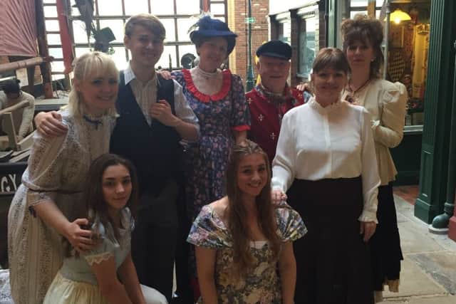 The 'Carousel' cast at the Silhouettes Musical Theatre group.