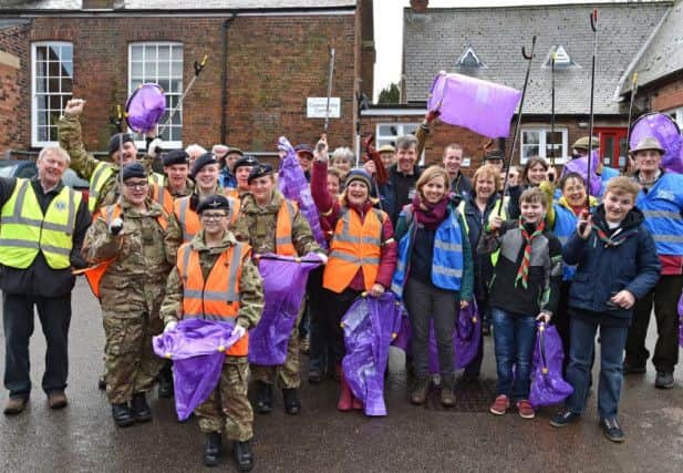 Some of the volunteers cfrom the clean up earlier this year EMN-160526-161850001