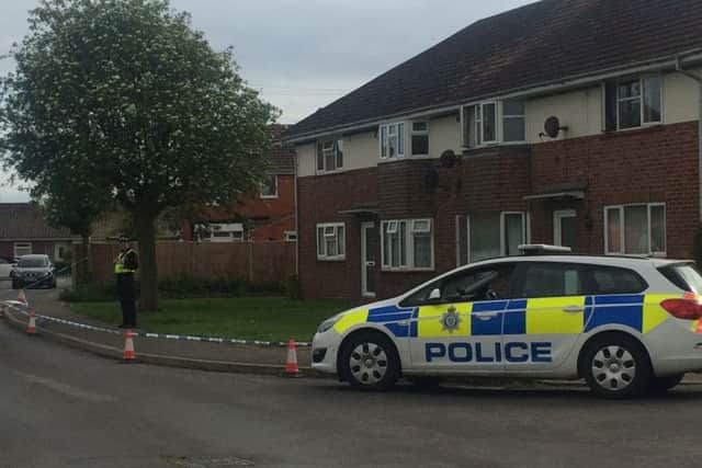Police are in attendance on Elizabeth Road this afternoon (Friday). EMN-160520-171240001