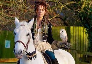 Medieval Tournament featuring Birds of Prey, Northcotes Heavy Horse Centre,  on Sunday. ANL-160525-082712001