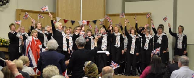 The Meridian Singers in Louth recently performed loud and proud in honour of The Queen.