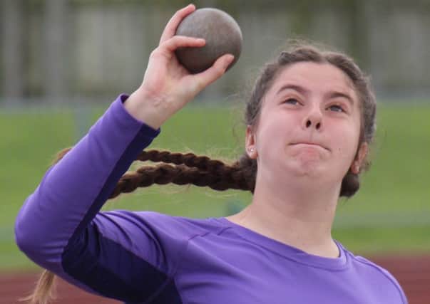 Izzy Keyworth won the shot putt and finished second in the discus EMN-160526-090302002