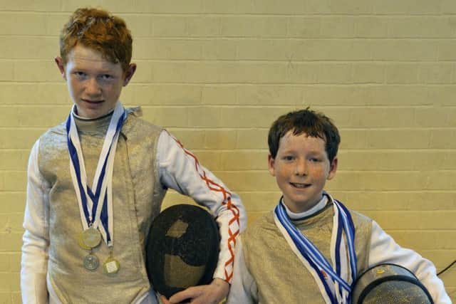 Sam (left) and Joe Blair both won medals at the British Youth Championships EMN-160530-111500002