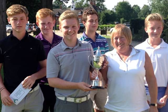 Sam Done wins the Kenwick Park Junior Championships last year EMN-160530-100909002