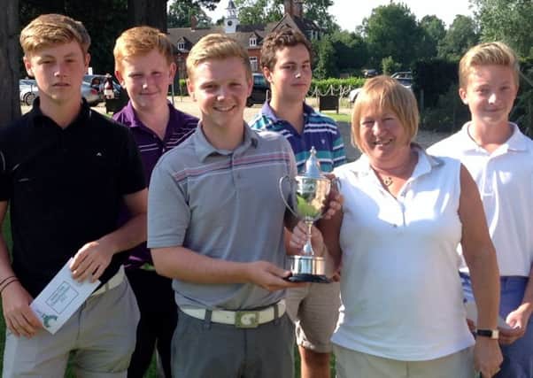 Sam Done wins the Kenwick Park Junior Championships last year EMN-160530-100909002