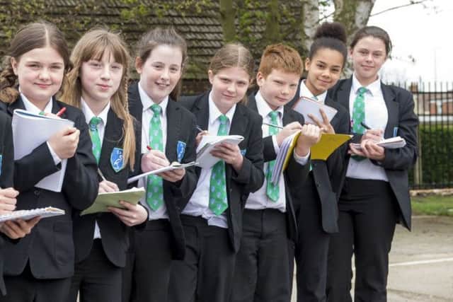 Students selected for publication in The Poetry Trials
(l-r) Joseph Dennis, Kitty Crossley, Holly-Mae Smith, Charlotte Merry, Libby Jordan, Emily Ackroyd, Ben Jackson, Clara Onyeama, Megan Whetstone.
