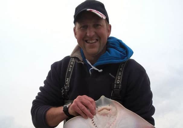 Second placed Adie Cooper with his ray EMN-160530-152951002
