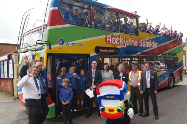 Osgodby School visit Market Rasen Station EMN-160106-090130001
