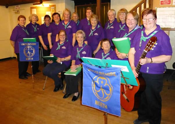 Guiders Singing Circle entertained at Holton le Moor WI.
Photo by Carole Ardron EMN-160106-125907001