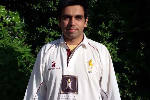 Zeeshan Ahmed took four Sutton wickets in three overs for only eight runs for Louth Taverners EMN-160606-092246002