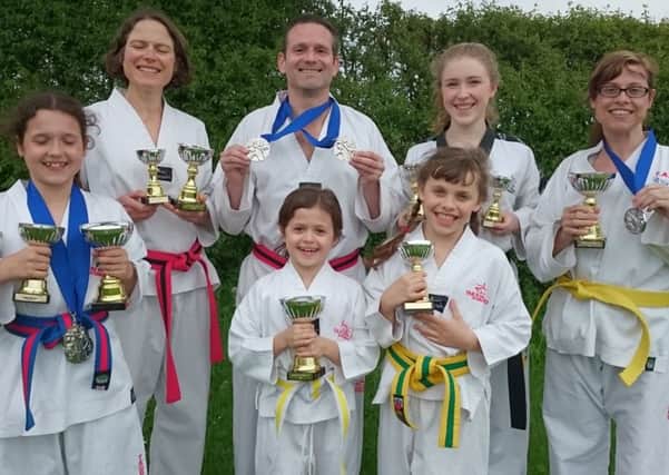 Sleaford Tae Kwon-Do Club came home from the county championships laden with medals and trophies.