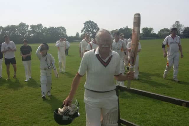 Keith West carried his bat for an unbeaten 73 for Louth Thirds, just days before his 70th birthday EMN-160606-093946002