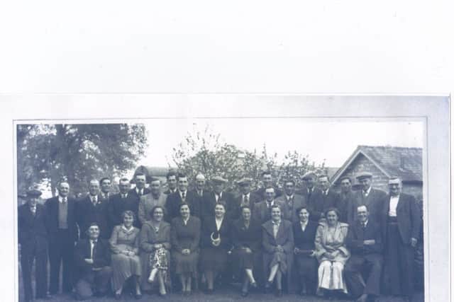 A bowls club outing with Ray Rushby pictured front left. EMN-160606-105431001